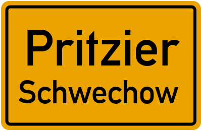 Straßenverzeichnis Pritzier Schwechow