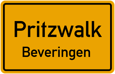 Straßenverzeichnis Pritzwalk Beveringen