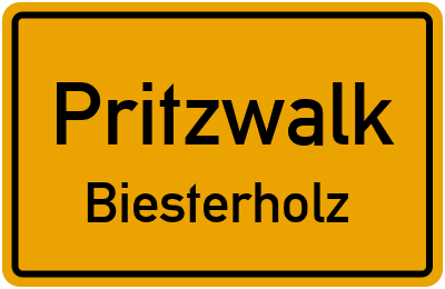 Straßenverzeichnis Pritzwalk Biesterholz