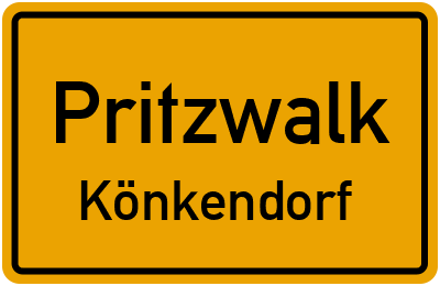 Straßenverzeichnis Pritzwalk Könkendorf