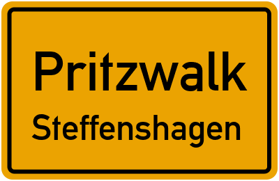 Straßenverzeichnis Pritzwalk Steffenshagen