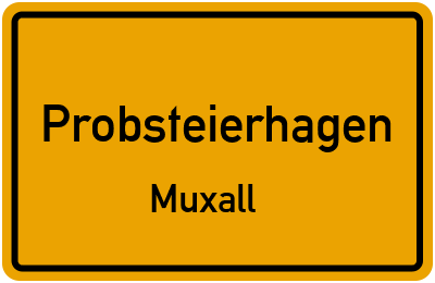 Straßenverzeichnis Probsteierhagen Muxall