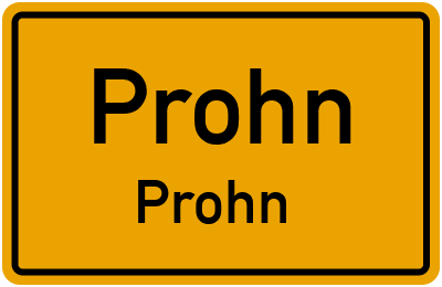 Straßenverzeichnis Prohn Prohn