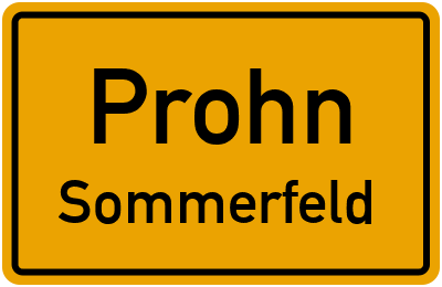 Straßenverzeichnis Prohn Sommerfeld