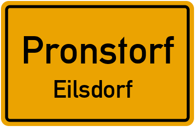 Straßenverzeichnis Pronstorf Eilsdorf