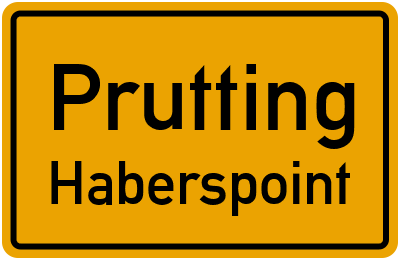 Straßenverzeichnis Prutting Haberspoint
