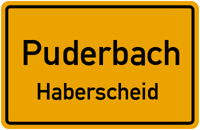 Straßenverzeichnis Puderbach Haberscheid