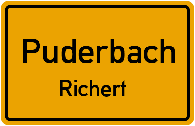 Straßenverzeichnis Puderbach Richert