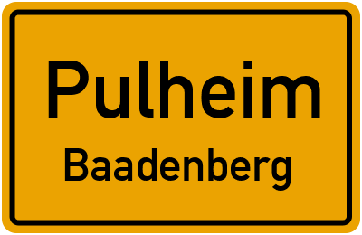 Straßenverzeichnis Pulheim Baadenberg