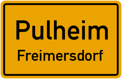 Ortsschild Pulheim Freimersdorf