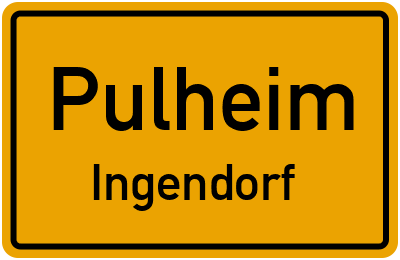 Ortsschild Pulheim Ingendorf