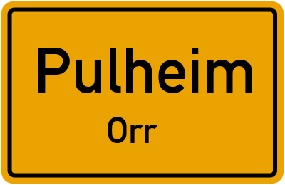 Straßenverzeichnis Pulheim Orr