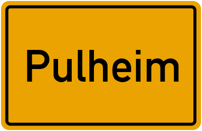 Ortsschild von Stadt Pulheim in Nordrhein-Westfalen
