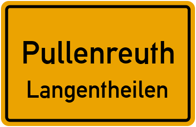 Straßenverzeichnis Pullenreuth Langentheilen