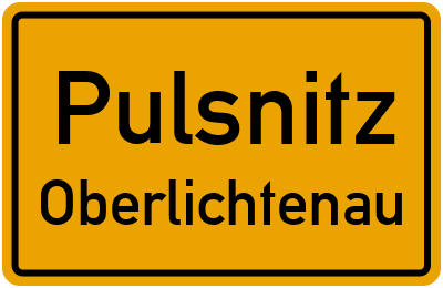 Straßenverzeichnis Pulsnitz Oberlichtenau