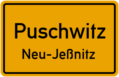 Straßenverzeichnis Puschwitz Neu-Jeßnitz