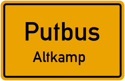 Straßenverzeichnis Putbus Altkamp