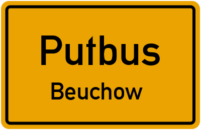Straßenverzeichnis Putbus Beuchow