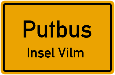 Straßenverzeichnis Putbus Insel Vilm