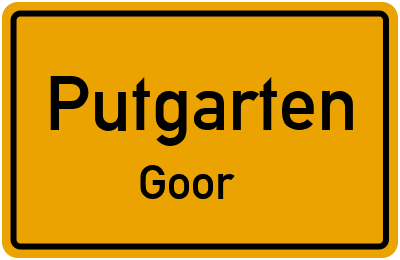 Straßenverzeichnis Putgarten Goor