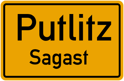 Straßenverzeichnis Putlitz Sagast