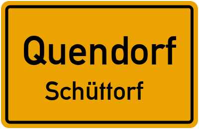 Straßenverzeichnis Quendorf Schüttorf