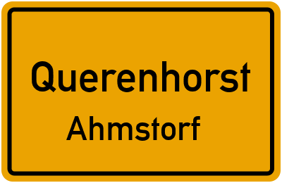 Straßenverzeichnis Querenhorst Ahmstorf