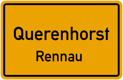 Straßenverzeichnis Querenhorst Rennau