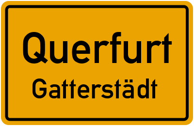 Straßenverzeichnis Querfurt Gatterstädt