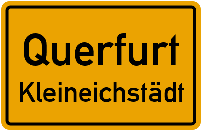 Straßenverzeichnis Querfurt Kleineichstädt