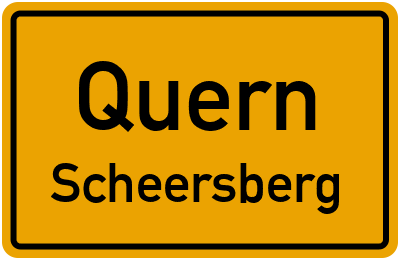 Straßenverzeichnis Quern Scheersberg