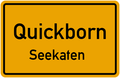 Straßenverzeichnis Quickborn Seekaten