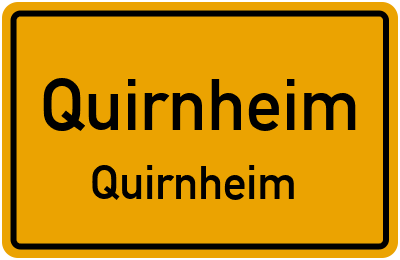 Straßenverzeichnis Quirnheim Quirnheim