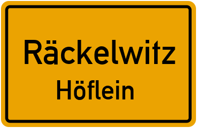 Straßenverzeichnis Räckelwitz Höflein