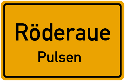 Straßenverzeichnis Röderaue Pulsen