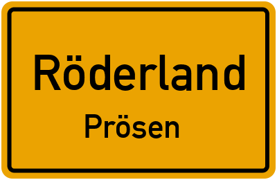 Straßenverzeichnis Röderland Prösen
