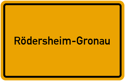 Rödersheim-Gronau