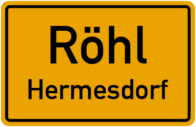 Straßenverzeichnis Röhl Hermesdorf