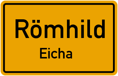 Straßenverzeichnis Römhild Eicha