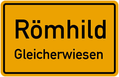 Straßenverzeichnis Römhild Gleicherwiesen