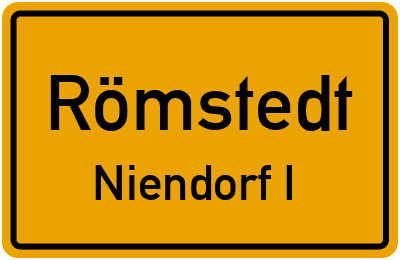 Straßenverzeichnis Römstedt Niendorf I