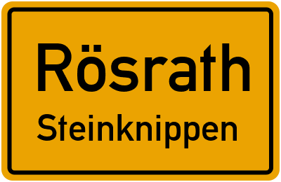 Straßenverzeichnis Rösrath Steinknippen
