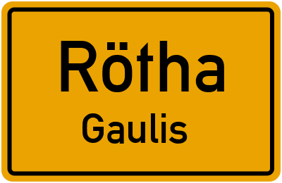 Straßenverzeichnis Rötha Gaulis