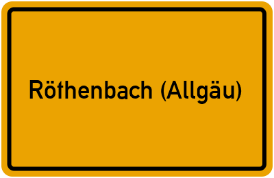Röthenbach (Allgäu) Branchenbuch
