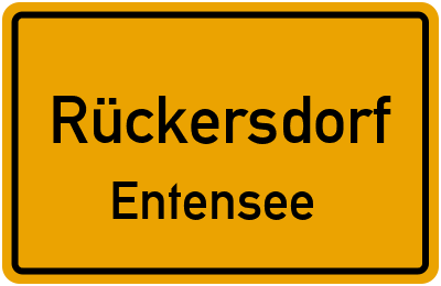 Straßenverzeichnis Rückersdorf Entensee