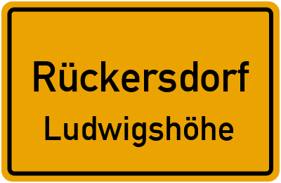 Straßenverzeichnis Rückersdorf Ludwigshöhe