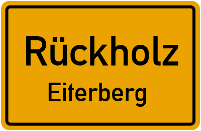 Straßenverzeichnis Rückholz Eiterberg