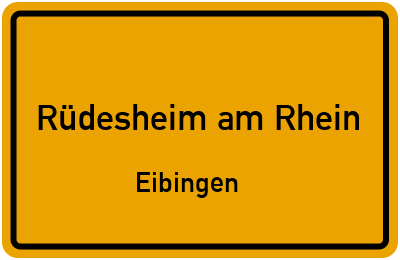 Straßenverzeichnis Rüdesheim am Rhein Eibingen