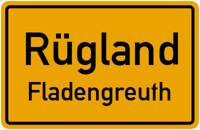 Straßenverzeichnis Rügland Fladengreuth