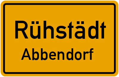 Straßenverzeichnis Rühstädt Abbendorf